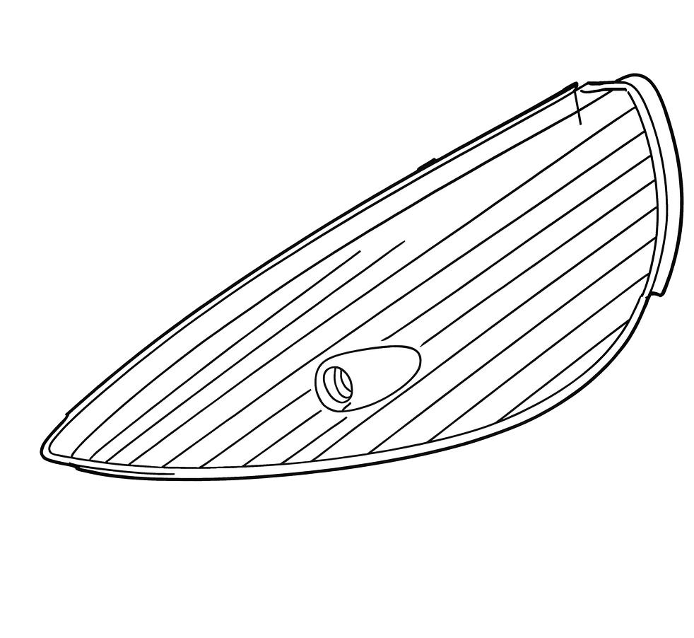 Cabochon de Clignotant Arrière Droit